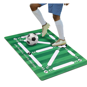 Soccer Training Mat Soccer Workout Drill Equipment Indoor Soccer Skills Drills Pad Soccer Training Drills Mat Ideal for Youth Soccer Player and Coaches Fundamentals Training
