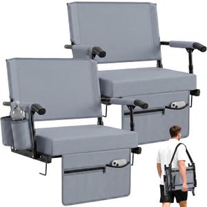 Sekey Stadium Seats with Back Support & Armrests, X-Large