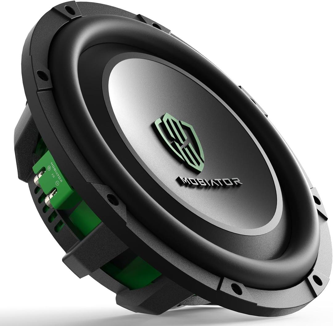 DS-12 D2 Shallow Mount Car Subwoofer 12'' 1400W Max Power Dual 2 Ohm High Performance Subwoofer, Black, MB-DS122 (12'' Dual 2 Ohm)
