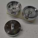 2.25 inch/58mm Button Maker Mold - Interchangeable Die Mold for Slide Rail Button Maker Machine - Silver Metal - 1 Piece