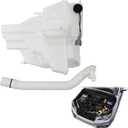 86631SG020 Windshield Washer Fluid Reservoir Tank Assembly Compatible with Subaru Forester 2014 2015 2016 2017 2018 w/(Washer Pump Motor+Liquid Level Sensor+Filler Neck Inlet+Cap)