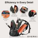 EVERKI Concept 2 Professional Laptop Backpack – Travel Backpack for Men, Laptop Bag Fits 17.3-Inch – 30L Durable Business Back Pack with Ballistic Nylon & Leather – Black (EKP133B)