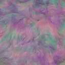 Mudder 2 Pcs Faux Fur Rug, Heart Shaped Rugs, Fluffy Decorative Mat for Room Home Chair Side, Desk Feet, Nursery, Photo Background & Valentine Decor, 12 x 16 Inch(Pink, Purple, Green)