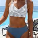 ANRABESS Bikini Sets for Women V Neck Criss Cross Two Piece Swimsuit Sexy Cutout Bathing Suit 2026 Beach Vacation Swimwear (M)