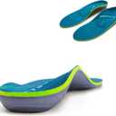 STSVZORR 220 lbs+ High Arch Support Insert Metatarsal Pad Pain Relief Men Women Plantar Fasciitis Insole Orthotic Flat Feet Heel Spur Comfort Standing All Day, Work Boots Shoe Insole Size 13