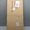 15"L x 25.5"W x 56.5"H Metal Scroll Extra Large Free Standing Adjustable Display Stand Easel with Chain Support, Heavy Duty Easel for Sign, Wedding, Picture Frame, Mirror, Gold (No Assembly Required)