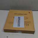 TALOYA Surface Mount LED Ceiling Light 12 Inch-2 Pack Black Shell, Equivalent to Traditional 200W Bulb Light for Kitchen Bedroom Utility Closet Room, 5 in 1(3000k/ 3500k/ 4000k/ 5000k/ 6500k)