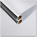 CRE8TIVE Metallic Silver Adhesive Mirror Vinyl 12"x80" Flexible Mirror Sheet Reflective Non Glass Mirror Stickers Peel and Stick Vinyl Wallpaper Chrome Silver Contact Paper for Crafts Party Home Decor