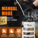 FOUR UNCLES 15L Manual Oil Extractor Pump for Engine Oil Changes