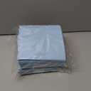 2 x Yinbanban 100 Pack Blue Cocktail Napkins 2-Ply Scalloped Paper Napkins - Folded 6.5x6.5 Inch Disposable Dinner Napkins for Birthday Wedding Party Christmas New Year