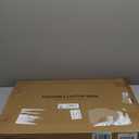 Foldable Lap Desk, Laptop Bed Desk, Portable Lap Table, Laptop Bed Table with Cup Holder & Tablet Slot & Lifting Handle for Working Writing Drawing & Eating - Gray Wood