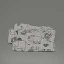 Touched by Nature Unisex Baby Organic Cotton Sleep and Play (3-6 Months, Safari)