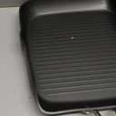 KitchenAid 84808 Hard Anodized Nonstick Square Grill Pan/Griddle with Pour Spouts, 11.25 Inch - Onyx Black