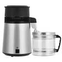 4L Distilled Water Dispenser Household Stainless Steel Distilled Water Purifier Countertop Distilled Water Maker 4 Litre Water Purifier Home Pure Water Maker-Silver