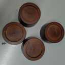 Furniture Raisers Bed Risers - 2 Inch Wooden Circle Heavy Duty Furniture Height Extenders Lifts for Sofa Couch Desk Chair Table Base Raising Space, Convenient Store and Cleaning, Pack of 4