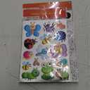 Paint With Water With Paint Brush & 6 Paint Colors 4PCS, Metallic Pop Up Stickers