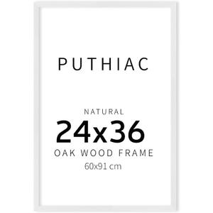24x36 Solid Oak Wood Picture Frame, White, 1 Pack
Minimalist oak frame; fits 24 x 36 posters or art prints; wall display for bedrooms, living rooms, offices, or gallery walls