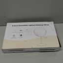 Lighted Makeup Mirror, 3000 mAh Rechargeable Double Sided Magnifying Vanity Mirror with 3 Colors, 1x/10x, 360 Rotation , Brightness Adjustable Magnification Cosmetic Light up Mirror, Women Gift (Chrome)