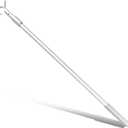 Telescoping Pole with Hook, Curtain Pull Rod, 13" - 24" Blind Stick for Cordless Window Blinds, Blackout Roller Shades, Cellular Shades, Honeycomb Blind, Horizontal Window - Blinds (Silver)