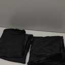 Pallene Faux Fur Plush Throw Pillow Covers 20x20 Set of 2, Luxury Soft Fluffy Cozy Decorative Pillow Covers for Sofa, Couch, Living Room, Black