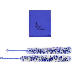 2Pcs Flutes Cleaning Brush,Flute Cleaning Swab Brush Compatible with Woodwind Flute Parts
