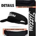 Bamveio Funny Golf Visors Hats for Men Women,Golf Gifts for Adults Humor (Black)