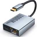 ELECTOP USB Type C to RJ45 Gigabit Ethernet Network Adapter for Chromecast, Google TV, HD/4K Streaming TV Sticks