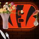 Football Team Neon Sign, Cool Dimmable Light Up Football Team Logo Hanging USB Powered for Wall Decor, Man Cave, Bedroom, Game Room Deco, Birthday Christmas Merch Gift for Boys Fans (Bengel)