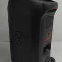 JBL PartyBox Stage 320 - Portable Party Speaker with Telescopic Handle & Wide, Sturdy Wheels, Powerful JBL Pro Sound, Futuristic lightshow, Up to 18 Hours of Play time, Splash Proof (Black)