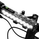 17* LED 4800 Lumen Bike Lights, USB-C Rechargeable Bicycle Light, Super Bright Bike Lights for Night Riding, IP65 Waterproof Bicycle Headlight, for Commuters Adults and Children