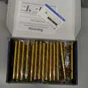 Ravinte 30 Pack 5 Inch Cabinet Pulls Brushed Brass Stainless Steel Kitchen Drawer Pulls Cabinet Handles 5Length, 3 Hole Center