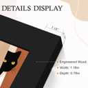 27x40 Inch Poster Frame 2 Pack, Engineered Wood Black Large Picture Frame for 27 x 40 in Photos, Movie Posters & Art Prints, 27 x 40 Poster Frame Horizontal or Vertical Wall Mounting