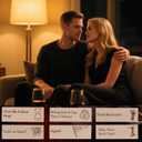 HI-REEKE Fun Couples Stacking Game Naughty Funny Wooden Block Tower Toy for Adults-48pcs