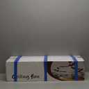 52" Wood Ceiling Fan with Lights Remote Control,Quiet DC Motor 3 Blade Ceiling Fans for Patio Living Room, Bedroom, Office,Indoor Outdoor(Raw wood+White)