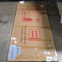 Full Length Mirror with Stand 76"x34" Floor Mirror Freestanding, Arched Floor Standing Large Mirrors Full Body Wall Hanging Leaning Home Decor for Bedroom & Living Room, Black