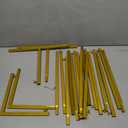 Asee'm 6.6FTx6.6FT Gold Wedding Arch Backdrop Stand Square Metal Rectangular Arch Frame for Ceremony Party Birthday Bridal Baby Shower Anniversary Arbor Balloon Decoration