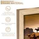 A PLUS MAX 27x40 Picture Frame Natural Light Weight Wall Mount