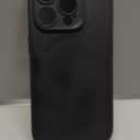 ESR for iPhone 15 Pro Case with MagSafe, Supports Magnetic Charging, Slim Liquid Silicone Case, Shock Absorbing, Screen and Camera Protection, Cloud Series, Black