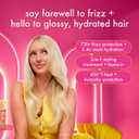 amika frizz-me-not hydrating anti-frizz treatment | lightweight hydrating spray for medium to thick coarse hair types 2a-4c, humidity + heat protection, smooth frizz for up to 3 days