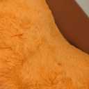 Ophanie Orange Fall Rugs for Bedroom Living Room, Fluffy Fuzzy Furry Carpet, Plush Soft Shaggy Bedside Indoor Floor 4x6 Area Rug for Kids Girls Boys Baby Teen Dorm Nursery Home Decor Aesthetic