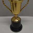 Fun Express 10" Gold Trophy Award - Ideal for Recognition Achievements and Celebrations - Perfect for Trophies at Parties Events Competitions Award Ceremonies and Special Occasions - 1 Piece