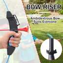 Archery Youth Bow and Arrow Kit Adjustable 13/15/18 LBS Sucker Fiberglass Arrow Bow Set Beginner Shooting Archery Set