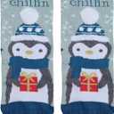 Stephen Joseph Unisex-Kids Crew Socks (Small, Penguin)