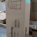 Modway Nolan Tall Arched Storage Display Cabinet in Black - 74 Inch Arch Bookshelf with Open and Closed Shelving - Modern Accent Cabinet for Living Room, Dining Room