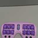 New Dual Foot Massage Roller to Relieve Plantar Fasciitis Pain and Improve Blood Circulation, Portable Foot Massager Tool for Home Office use (Purple)