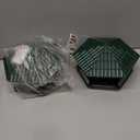 Jealoeur 2 Pack Bird Feeders for Outdoors Hanging Bird Feeder Wild Birds Seed, Green BB