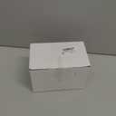 4 Pack Acrylic Qtip Holder Dispenser for Cotton Swabs, Balls, Pads, Floss Picks- Clear Plastic Canister Apothecary Jar Set, Bathroom Essentials Accessories Decor Vanity Makeup Storage Organizer -Black