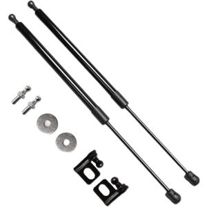 TSUBASA Hood Lift Supports for Honda Pilot YG1 YG2 4th 2023 2024 2025 Front Bonnet Modify Gas Struts Shocks Damper Spring Rod 2PCS (Normal Black)