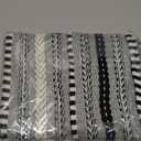 Artoid Mode Black Farmhouse Woven Table Runner, Seasonal Holiday Rustic Kitchen Dining Table Decoration for Home Party Decor 12x72 Inch