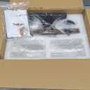 Farmhouse Bathroom Light Fixture Wood Black Vanity Lighting 2-Light Wooden Wall Sconce Industrial Rustic Wall Light Fixtures Over Mirror with Clear Glass Shade for Bathroom Hallway Kitchen Bedroom